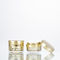 15г 30г 80мл 100мл Роскошная косметическая упаковка Акриловая золотая кремовая банка для лосьона