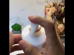 500 мл Алюминиевый насос Пластиковая бутылка шампуня Белая бутылка для мытья тела